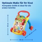 VTech Spiel- und Laufwagen – Interaktive Lauflernhilfe für 12–36 Monate – Bild 2