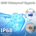 HL 4er Set RGB LED Unterwasserleuchten mit Fernbedienung – IP68 Poolbeleuchtung für Pools, Teiche & Aquarien – Bild 8