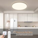 ONDTA LED Deckenleuchte 45W, 5300 lm, Dimmbar 2700K–6500K, IP54 Wasserdicht – Bild 4