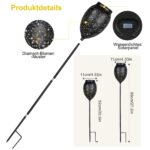 2er Set Vintage Solarleuchten 52/69 cm – Warmweisses Gartenleuchten mit IP65 Wasserschutz – Bild 8
