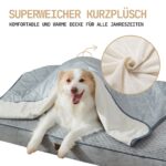 Snocyo Kühldecke 89×75cm – wasserdichte Hundedecke mit Plüsch für alle Jahreszeiten – Bild 5