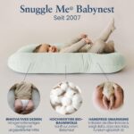 snuggle me® Babynest 0-9 Monate – Premium Babynestchen aus Bio-Baumwolle mit Reisetasche – Bild 3