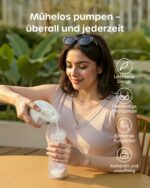 Nuliie S32 Elektrische Milchpumpe Freihändig – 4 Modi, 9 Stufen, tragbar & diskret – Bild 9