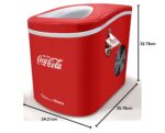 Salco Coca-Cola Eiswürfelmaschine – 12 kg/Tag Ice Maker mit 2 Grössen & LED-Display – Bild 8