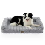 COZY KISS Orthopädisches Hundebett 106x76 cm – Ergonomisches Hundesofa für grosse Hunde