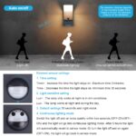 Klighten 24W Aussenwandlampe mit Bewegungsmelder – 1500 Lumen IP65 Anthrazit – Bild 2