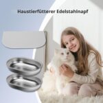 Edelstahl Napf & Matte Set für Mikrochip-Futterautomaten – OrdasPet – Bild 5