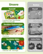 hahaland Montessori Quiet Book Bauernhof – 20 Lernaktivitäten für Babys ab 1 Jahr – Bild 5