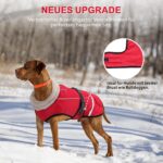 Woiil Hundemantel XL Wintermantel wasserdicht – Wärmeschutz für grosse Hunde – Bild 8