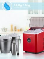 NORTHCLAN Eiswürfelmaschine 14kg – Professionelle Eisherstellung in 6 Minuten für Zuhause – Bild 3