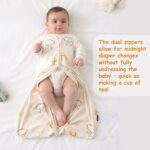 PewinGo Baby Schlafsack 0.5 TOG 2er-Set – 100% Baumwolle für Neugeborene 0–6 Monate – Bild 7
