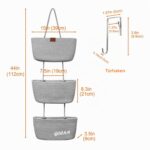 3-stufiger Hängeorganizer aus Baumwollseil – Wandorganizer für Bad & Schlafzimmer – Bild 3