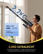 Vexilar V12 Akku-Stielstaubsauger 50 kPa – Kabelloses 6-in-1 System mit LED Touchscreen – Bild 5