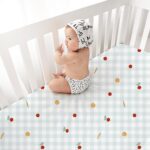Little Grape Land 4er-Pack Spannbettlaken 70x140 cm – OEKO-TEX zertifiziert für Babys – Bild 3