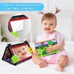 Dr.Rapeti Faltbares Baby-Spiegelspielzeug mit Stoffbuch – Schwarz-Weiss-Kontraste für optimale Entwicklung – Bild 6