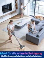 SUXIANGVAC Akku Staubsauger 45 kPa/400W – 45 Min Laufzeit, kabellos für Tierhaare & Hartböden – Bild 8