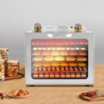 DeeDuud Dörrautomat 400W Edelstahl – Temperaturregler 30-90°C & 0-12h Timer für Obst, Gemüse & Fleisch – Bild 2