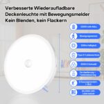 Homelist Akku-Deckenleuchte mit Bewegungsmelder & Fernbedienung – 120 Tage Laufzeit – Bild 8