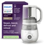 AVENT 4-in-1 Babynahrungszubereiter mit Dampfgarer & Mixer – Schonend zubereitet für gesunde Beikost