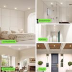 ALUSSO 12er Set LED Einbaustrahler dimmbar – 3 Farbtemperaturen für Küche & Bad – Bild 7
