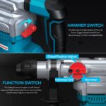 ENEACRO SDS-Plus Abbruchhammer 1500W – Professioneller Bohrhammer mit 6 Joule für Beton & Mauerwerk – Bild 4