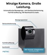 PET.TEC Cam 360° Haustierkamera – Full HD mit Bewegungserkennung & App ohne Abo – Bild 3