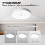 Homelist Akku-Deckenleuchte mit Bewegungsmelder & Fernbedienung – 120 Tage Laufzeit – Bild 6