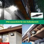Aigostar Solar LED Strahler 50W mit Fernbedienung – Dimmbar, 3 Farbtemperaturen, IP66 – Bild 6