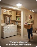 GOEBLESON Wiederaufladbare Sensor-Deckenleuchte mit Fernbedienung – Intelligente LED für Flur & Treppen – Bild 4