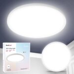 BestLuz LED Deckenlampe Ø30cm 18W 3600LM 6500K – Ultradünne Deckenleuchte IP44
