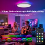 Modlicht LED Deckenleuchte Ø30cm Smart RGBIC – Alexa & App steuerbar, 28W dimmbar – Bild 7