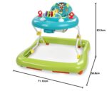 Bright Starts Giggling Safari Lauflernwagen – Lauflernhilfe mit 3 Höhen für Babys ab 6 Monaten – Bild 3