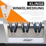 JOVANT Elektrischer Messerschärfer 3-in-1 – Profi-Schärfen für alle Küchenmesser – Bild 7