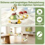 Aolieh Entenfamilie Krabbelspielzeug – Licht & Musik für Babys ab 6 Monaten – Bild 7