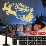 artcool 3D Dynamischer LED Projektor – 12 HD-Motive für Halloween & Weihnachts-Dekoration – Bild 2