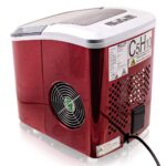 Mulano Eiswürfelmaschine Edelstahl Rot – 10-12 kg Eis täglich für Zuhause & Events – Bild 6