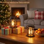 Ketom 2er-Set Solar Flammenlaternen – IP65 Retro Gartenleuchten für Aussen mit Flammeneffekt – Bild 6