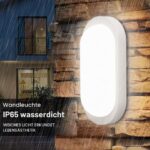 Oraymin LED Feuchtraumleuchte 18W 1710lm IP65 – Energiesparend für Bad, Keller & Garage – Bild 2