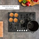 Tomotato Eierbratpfanne 24,5 cm mit 4-Becher Design – Antihaft Spiegeleipfanne für Gas- & Elektrokochfeld – Bild 4