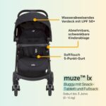 Joie muze lx Kinderwagen – Geburt bis 3 Jahre mit Einhand-Faltung & Babyschale – Bild 3