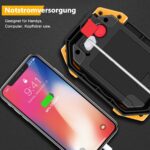 Edasion 30W LED Akku Strahler 2000 Lumen – Wiederaufladbarer Baustrahler mit USB-Powerbank (2er Set) – Bild 7