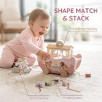 Joyreal Arche Noah Holzspielzeug – Montessori Lernspielzeug ab 1 Jahr für Taufe & Geburtstag – Bild 5