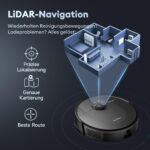 Ultenic Saugroboter mit Wischfunktion – 8000Pa Saugkraft, LiDAR Navigation & 180Min Laufzeit – Bild 2