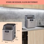 Klarstein Eiswürfelmaschine Chios – 20kg/24h Eiserstellung für Küche, Camping & Gastro – Bild 2
