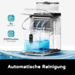 EUHOMY Eiswürfelmaschine 15 kg – 16 Eiswürfel in 13 Min für Zuhause & Büro – Bild 6