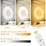 Karrong LED Spiegelleuchte 40cm mit Fernbedienung – Dimmbar 3 Farbtemperaturen IP44 – Bild 2