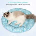 PETTOM Kühlmatte Ø 57cm – Selbstkühlende Liegematte für Katzen & Hunde – Bild 5