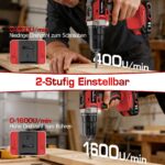 Sundpey Akkuschrauber 21V 45Nm – Bohrschrauber mit Makita-Kompatibilität für Heimwerker – Bild 5
