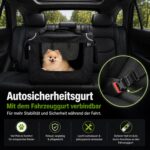 Zedelmaier Hundebox 60x42x44 cm – Faltbare Tiertransportbox für Auto & Zuhause – Bild 6
