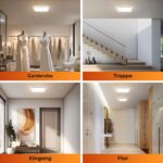 BLNAN 24W LED Deckenleuchte mit Radar-Bewegungsmelder – Dimmbar, Fernbedienung, 30cm – Bild 7